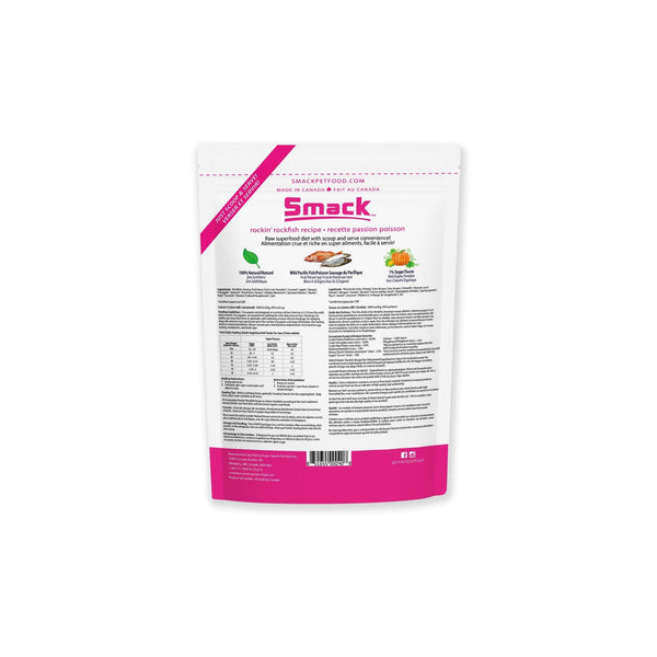 Smack Pet Food Rockin' Rockfish Dehydrated Dog Food