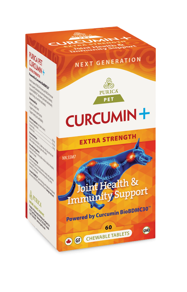 Purica Curcumin+ Extra Strength Chewable Tablets Dog Supplement