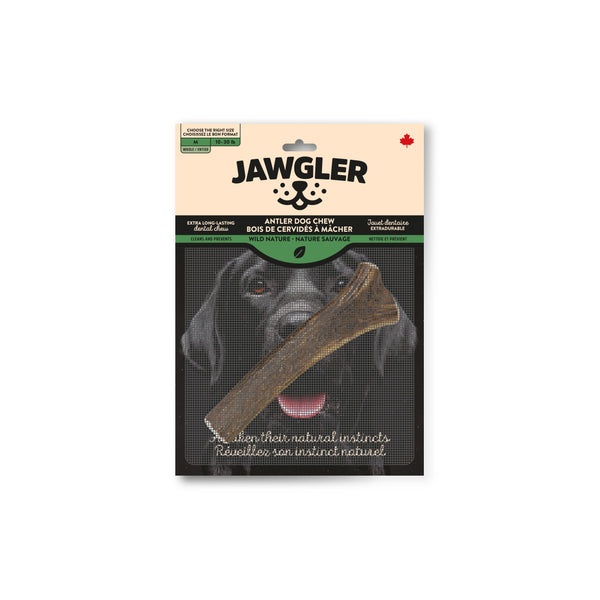 Jawgler Whole Antler Wild Nature Chew Dog Toy