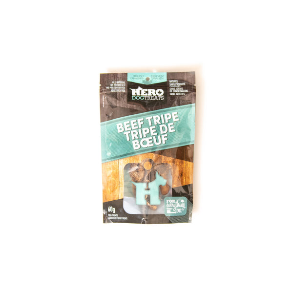 HeroDogTreats Friandises tripes de bœuf pour chiens