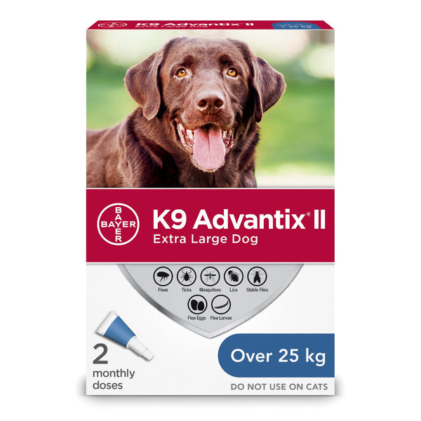 K9 Advantix II Flea Protection for Extra Large Dogs over 25-kg