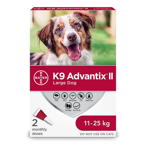 K9 Advantix II Flea Protection for Large Dogs 11-25-kg