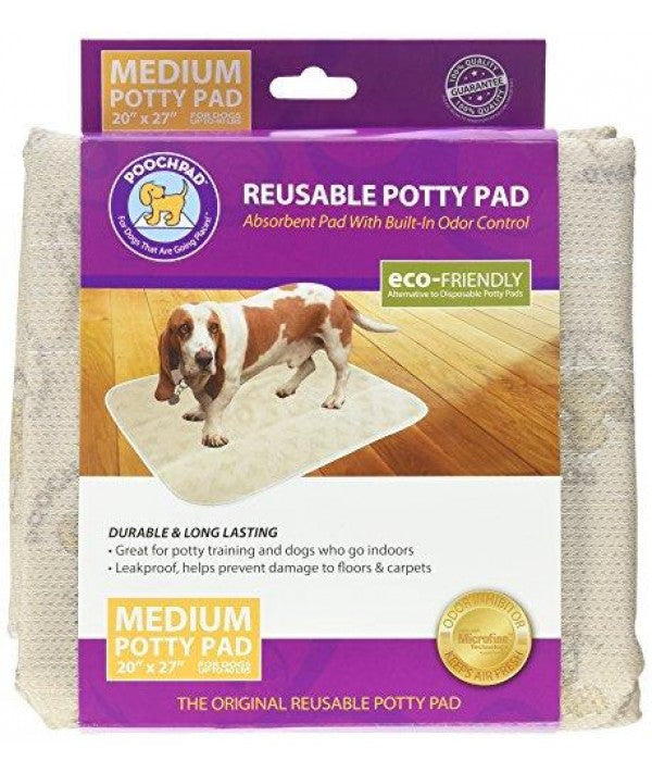 PoochPad Interlock Reusable Dog Pee Pad, Beige