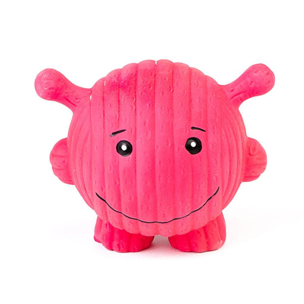 Bud'z Latex Alien Bertha Squeaker Dog Toy, Pink, 8-cm