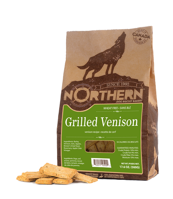 Gâteries pour chiens Northern Biscuit Venaison grillée
