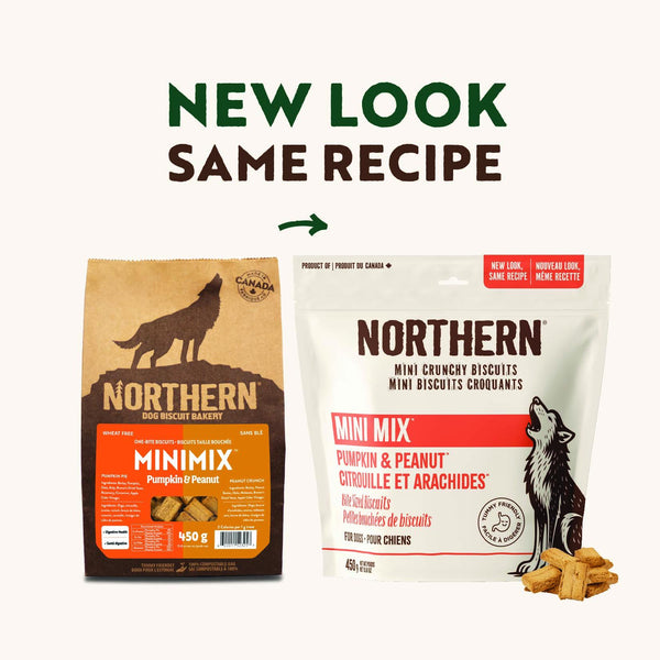 Northern Biscuit Mini Mix Pumpkin & Peanut Dog Treats