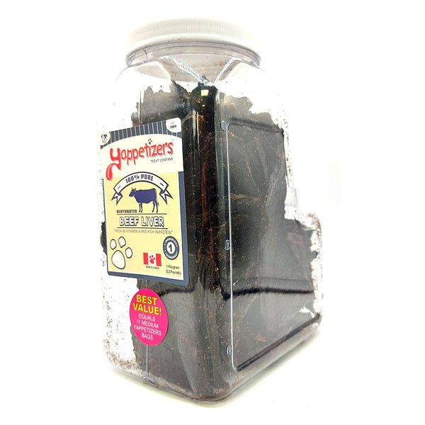 Yappetizers Beef Liver Dehydrated Dog Treats