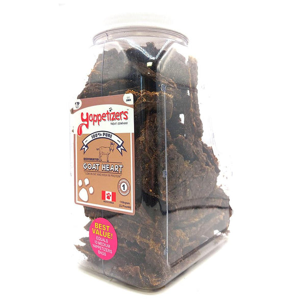 Yappetizers Goat Heart Dog & Cat Treats