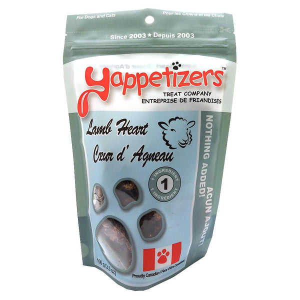 Yappetizers Lamb Heart Dog & Cat Treats