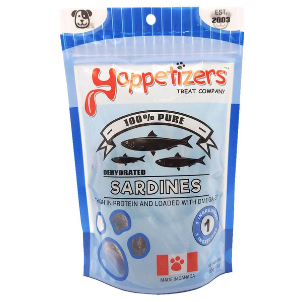 Yappetizers Sardines Dehydrated Dog Treats