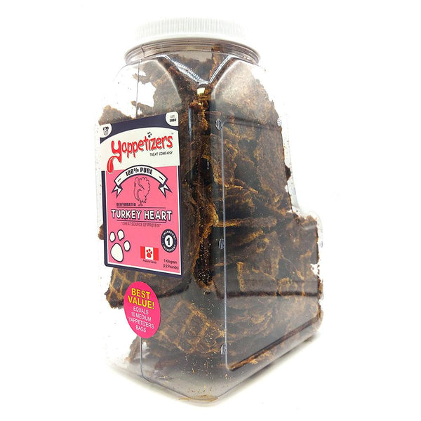 Yappetizers Turkey Heart Dog & Cat Treats