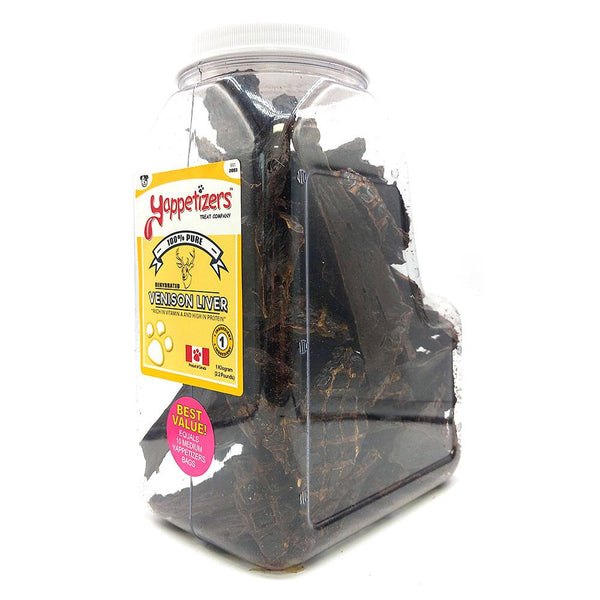 Yappetizers Venison Liver Dog & Cat Treats