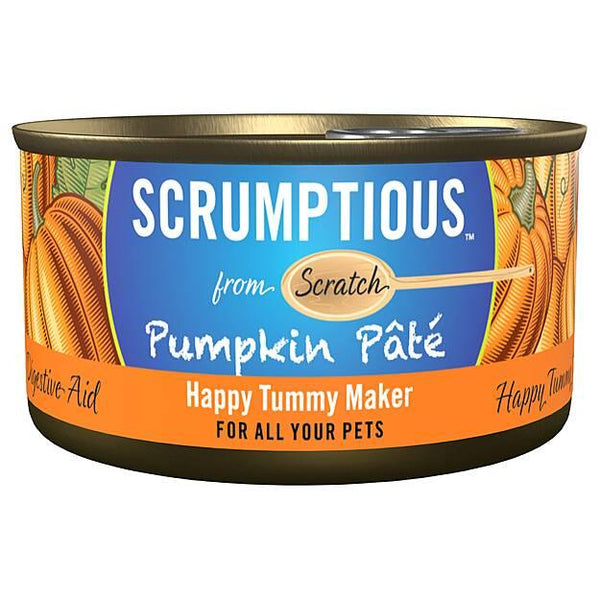 Scrumptious From Scratch Pumpkin Pate Wet Cat Food Can
