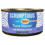 Scrumptious From Scratch Red Meat Tuna Dinner with Whitefish in Gravy Wet Cat Food Can