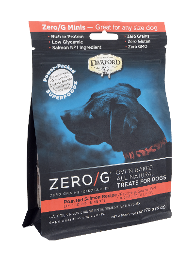 Darford ZERO/G Roasted Salmon Minis Dog Treats