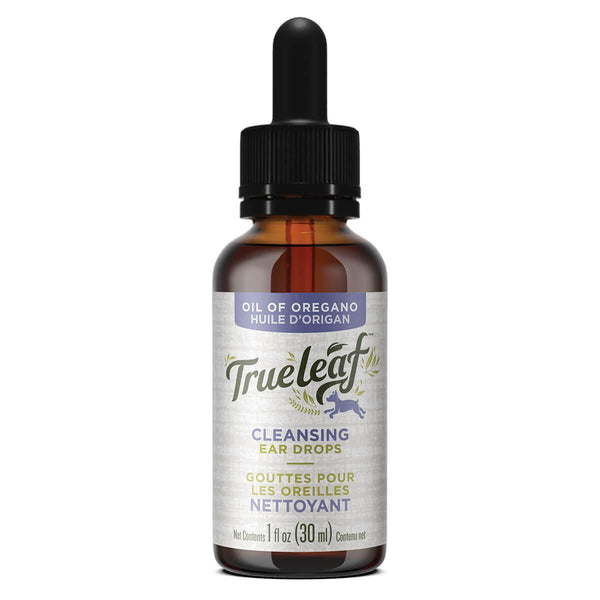 True Leaf Oil of Oregano Cleansing Ear Drops for Dogs, 1-oz