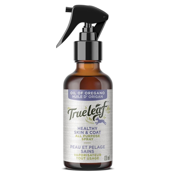 True Leaf Oil of Oregano Healthy Skin & Coat All Purpose Spray for Dogs, 4-oz