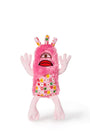 Bud'z Plush Monster Igor Floral Pattern Dog Toy, Pink, 32-cm
