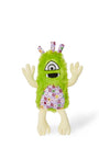 Bud'z Plush Monster Igor Floral Pattern Dog Toy, Green, 32-cm