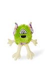 Bud'z Plush Monster Loomy Floral Pattern Dog Toy, Green, 10.5-cm