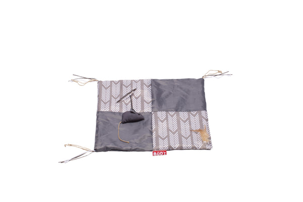 Bud'Z Jouet Pour Chat - Tapis De Jeux Gris