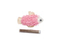 Bud'z Fish Catnip Cat Toy, Pink, 11.43-cm