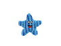 Bud'z Starfish Cat Toy, Blue, 8.89-cm