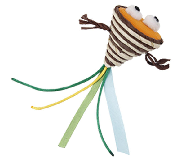 Bud'z Weaving Rope Cone with Eyes Cat Toy, 15-cm