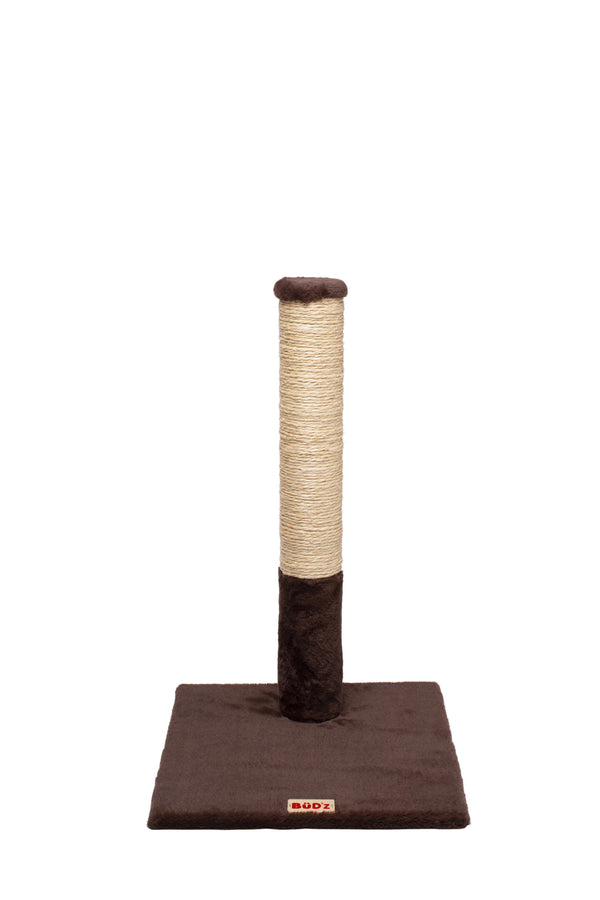 Bud'z Made In Quebec Cat Scratching Post, Brown