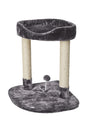 Bud'z Classic 2 Level Cat Scratching Post, Gray, 62 x 59 x 62-cm