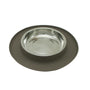 Messy Cats Bol Inox Avec Base En Silicone Pour Chat, Simple, Gris