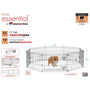 Smart Pet Love Simply Essential Stylo d'exercice pour chien à 8 panneaux Noir
