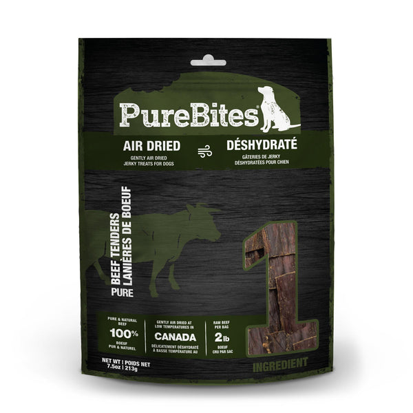 PureBites Beef Tenders Air-Dried Dog Treats