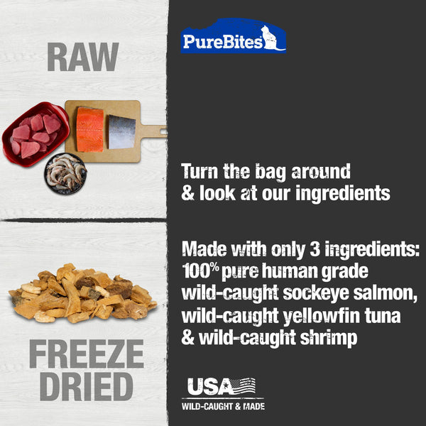 PureBites Ocean Medley Freeze-Dried Cat Treats