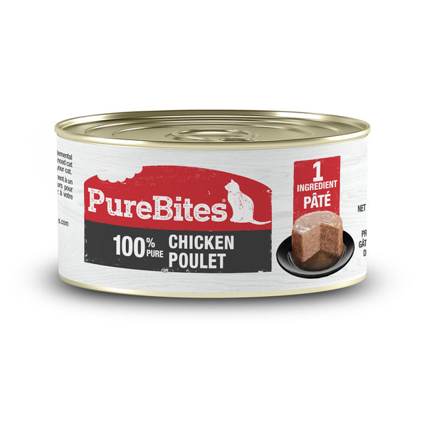 PureBites 100% Pure Chicken Pates for Cats