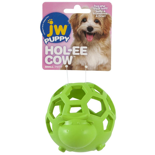 JW Pet Puppy Hol-ee Cow Dog Toy