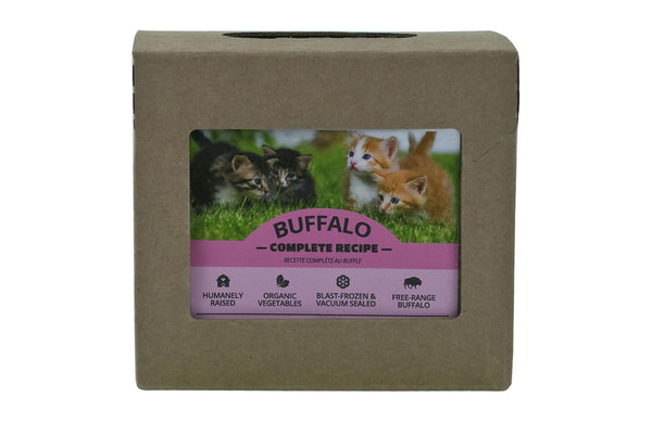 Red Dog Blue Kat Recette complète bison Nourriture surgelée pour chat