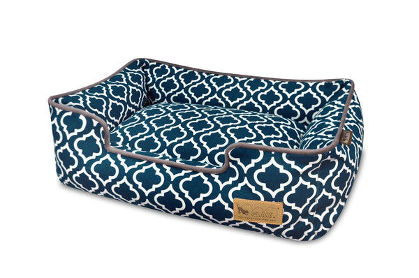 P.L.A.Y. Moroccan Lounge Dog Bed, Navy