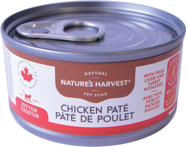 Nature's Harvest Chicken Pate Wet Kitten Food