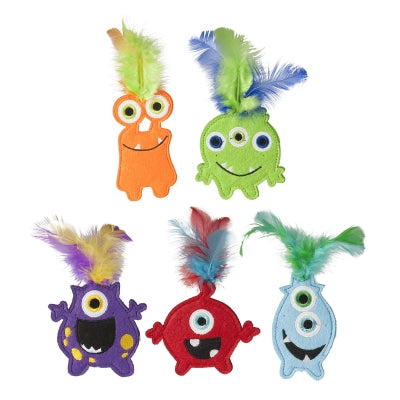 Multipet Jouet pour chat Catnip Monster Assorti