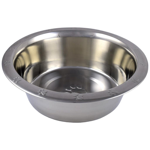 Unleashed Gamelle standard en acier inoxydable avec empreinte de patte