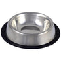 Unleashed Assiette pour chat en acier inoxydable antidérapante