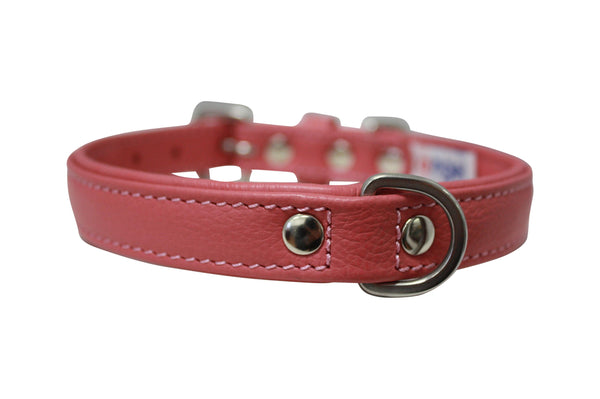 Angel Alpine Plain Dog Collar, Bubblegum Pink