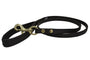 Angel Laisse pour chien Alpine avec poignée rembourrée en cuir, Marron chocolat
