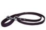 Angel Laisse pour chien Alpine avec poignée rembourrée en cuir, Violet orchidée