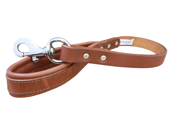 Angel Collier Dallas en cuir pour chien, Marron