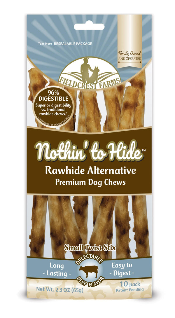 Fieldcrest Farms Nothin' to Hide Beef Twist Stix Dog Treats