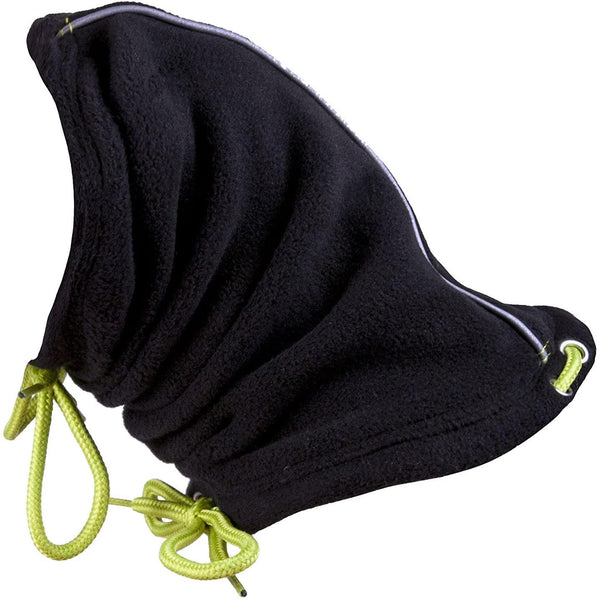 RC Pets Summit Snood Dog Hat & Scarf, Black/Lime
