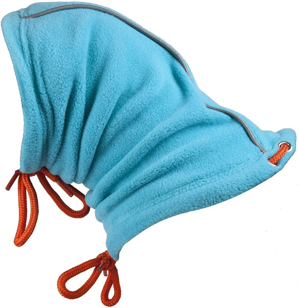 RC Pets Summit Snood Dog Hat & Scarf, Teal/Orange