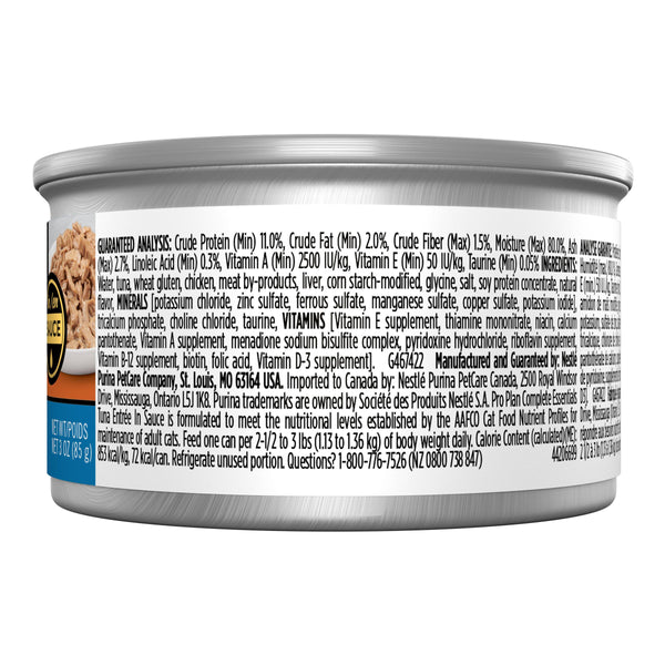 Purina Pro Plan Savor Adulte Thon en Sauce Nourriture en boîte pour chats